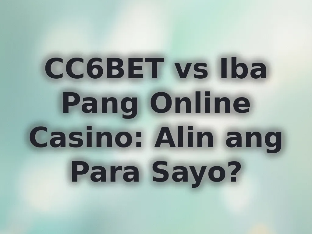 CC6BET vs Competitors